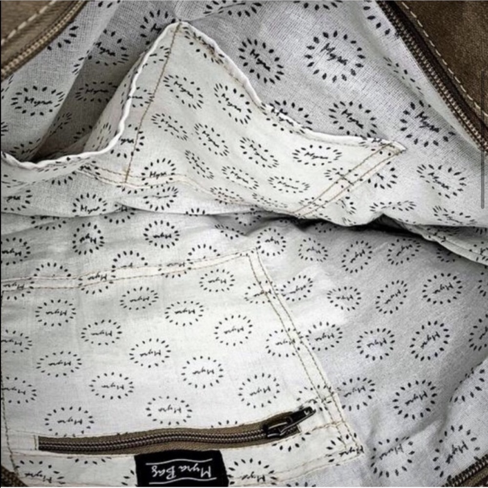 Myra hairon pocket tote bag (S-0722) - Picture 4 of 6